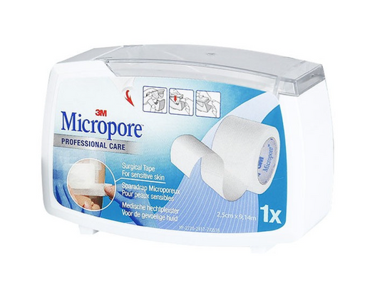 Sparadrap microporeux pour peaux sensibles